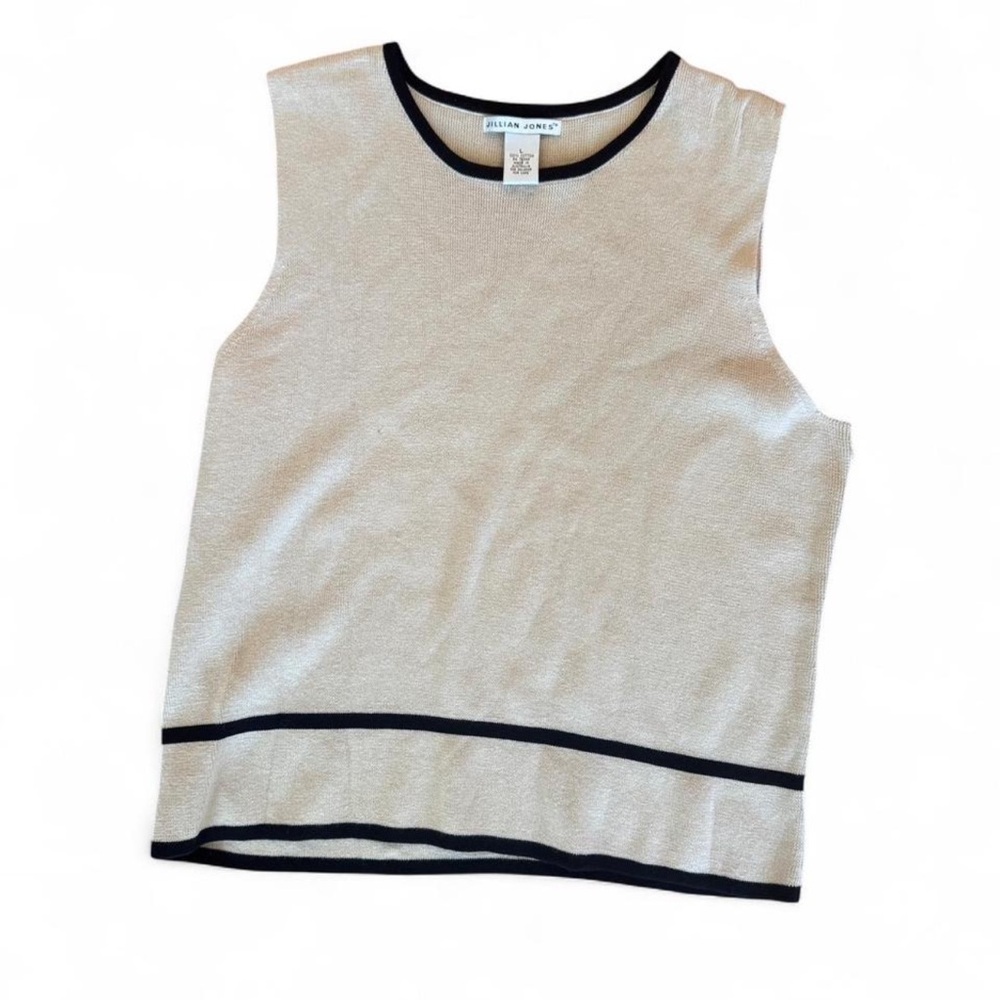 100% Cotton Women's Tan Sleeveless Top